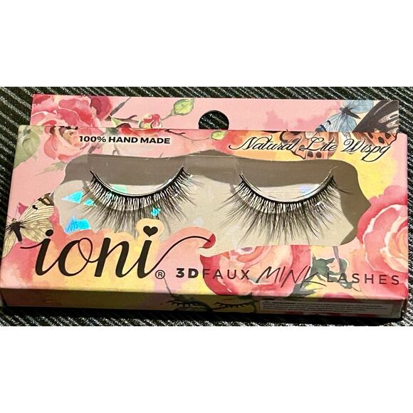 ~NIB~Ioni Natural Lite & Medium Wispy Lightweight 3D Faux Mink Lashes👁️Lot Of 3 - Picture 5 of 9